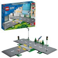 LEGO 60304 City Road Plates Building Set with Traffic Lights and Glow in the Dark Bricks
