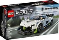 LEGO 76900 Speed Champions Koenigsegg Jesko Racing Sports Car Toy with Driver Minifigure, Racer Model Set for Kids