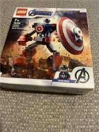 LEGO 76168 Marvel Avengers Captain America Mech Armour Set, Action Figure Toy for 7+ Years Old Boys and Girls