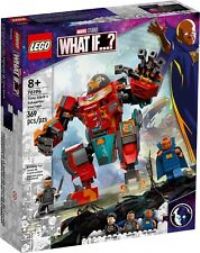 LEGO 76194 Marvel Tony Stark’s Sakaarian Iron Man Action Figure to Transformer Car Toy for Kids Aged 8