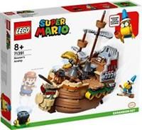 LEGO 71391 Super Mario Bowser's Airship Expansion Set, Collectible Buildable Game Toy for Kids with 3 Figures
