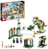 LEGO 76944 Jurassic World T. rex Dinosaur Breakout Toy with Airport, Helicopter and Buggy Car, Toys for Preschool Boys and Girls Age 4 plus