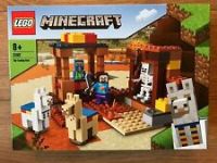 LEGO 21167 Minecraft The Trading Post  Building Set with Steve, Skeleton and Llamas Figures, Toys 8+ Boys and Girls