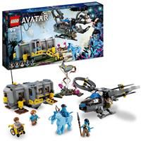 LEGO 75573 Avatar Floating Mountains: Site 26 & RDA Samson Buildable Helicopter Toy for Kids with Direhorse Animal Figure and 5 Minifigures, Gift Idea