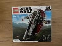 LEGO 75312 Star Wars Boba Fett’s Starship Building Toy for Kids Age 9 , Mandalorian Model Set with 2 Minifigures