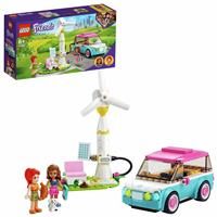 LEGO 41443 Friends Olivia's Electric Car Toy, Eco Education Playset for Kids 6+