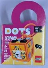 LEGO 41929 DOTS Bag Tag Leopard Accessories Set, DIY Arts & Crafts for Kids, Keyring Decorations for Boys and Girls