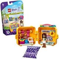 LEGO 41671 Friends Andrea's Swimming Cube Play Set with Mini Doll, Portable Collectible Travel Toy with Poodle Dog Figure