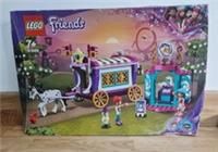 LEGO 41688 Friends Magical Caravan Horse Set, Fairground Amusement Park with 2 Mini Dolls, Vehicle Toy for Kids 7 Years Old