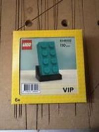 Lego Buildable 2x4 Teal Brick (6346102) - New & Sealed - Retired