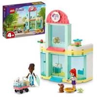 LEGO 41695 Friends Pet Clinic Vet Set, Animal Rescue Toy for Kids 4 Years Old with Mia Mini Doll, Cat & Rabbit Figures, Gift Idea