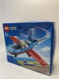 LEGO 60323 City Great Vehicles Stunt Plane Jet Aeroplane Toy with Pilot Minifigure2022 Building Set for Kids 5 Years Old