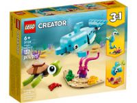 LEGO Creator: 3 in 1 Dolphin & Turtle Sea Animals Toy Set (31128)