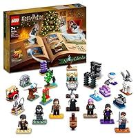 LEGO 76404 Harry Potter Advent Calendar 2022, Magical Christmas Countdown Gift, Wizarding World Toy for Kids & Fans with Board Game and 7 Minifigures