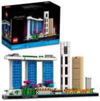 LEGO 21057 Architecture Singapore Model Building Set for Adults, Skyline Collection, Collectible Crafts Construction, Home Décor, Idea