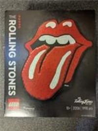 LEGO 31206 Art The Rolling Stones Logo Wall Décor Crafts Set for Adults, Gift for Music Fans with Soundtrack, DIY Home or Office 3D Decoration, 60th Anniversary Collectors Set