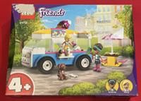 LEGO 41715 Friends Ice-Cream Truck Toy, Summer Vehicle Set with Andrea & Roxy Mini-Dolls, Playset for Girls and Boys Aged 4 Plus, Small Gift Idea