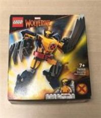 LEGO 76202 Marvel Wolverine Mech Armour Set, Collectable X-Men Action Figure, Super Heroes Building Toy for Kids with Minifigure