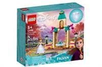 LEGO 43198 Disney Anna’s Castle Courtyard Diamond Dress Set, Buildable Princess Toy with Collectable Frozen 2 Mini Doll Figure