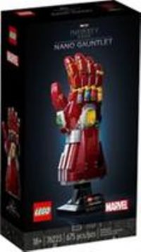 LEGO 76223 Marvel Nano Gauntlet, Iron Man Model With Infinity Stones, Avengers: Endgame Film Set Adults, Collectable Memorabilia, Gift Idea Men, Women, Husband, Wife, Him & Her
