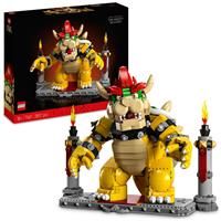 LEGO 71411 Super Mario The Mighty Bowser, 3D Model Building Kit, Collectible Posable Character Figure with Battle Platform, Memorabilia Gift Idea