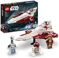 LEGO 75333 Star Wars Obi-Wan Kenobi’s Jedi Starfighter, Buildable Toy with Taun We Minifigure, Droid Figure and Lightsaber, Attack of the Clones Set