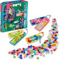 LEGO 41949 DOTS Bag Tags Mega Pack - Messaging, Kids/' Craft Kits, Toy Set of 5 with Letter Tiles, DIY Personalised Keychain for School Bag & Backpacks