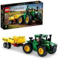 LEGO Technic John Deere 9620R 4WD Tractor And Trailer - 42136. Age 8+