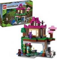 LEGO 21183 Minecraft The Training Grounds House Building SetCave Toy for Kids Age 8 with SkeletonNinjaRogue and Bat Figures