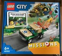 LEGO 60353 City Wild Animal Rescue Missions, Truck Toy, Interactive Digital Adventure Building Game with Bricks, Animal Figures and 3 Minifigures
