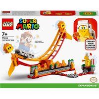 LEGO 71416 Super Mario Lava Wave Ride Expansion Set, with Fire Bro and 2 Lava Bubbles Figures, Collectible Toy to Combine with a Starter Course Game