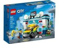 LEGO 60362 City Carwash with Toy Car for 6+ Years Old Kids, Boys, Girls, Set with Spinnable Washer Brushes, Vehicle and 2 Minifigures, Small Gift Idea