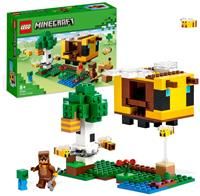 LEGO 21241 Minecraft The Bee Cottage Construction Toy, Easter Gifts for Kids, Boys & Girls with Buildable Farm House, Baby Zombie and Animal Figures