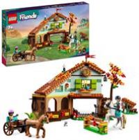LEGO 41745 Friends Autumn’s Horse Stable Set with 2 Toy Horses.