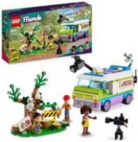 LEGO 41749 Friends Newsroom Van, Animal Rescue Playset, Pretend to Film and Report News with Toy Truck, Owl Figure and Aliya Mini-Doll, Gift for Girls, Boys and Kids 6 Plus Years Old