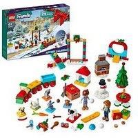 LEGO 41758 Friends Advent Calendar 2023 with 24 Surprise Gifts Including 8 Pet Figures, 2 Mini-Dolls and Festive Toys, Christmas Countdown Gift for Girls, Boys, Kids