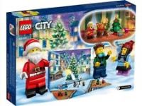 LEGO 60381 City Advent Calendar 2023 with 24 Gifts incl. Santa and Reindeer Figures plus Winter Wonderland Playmat, Christmas Countdown Gift for Kids, Boys, Girls