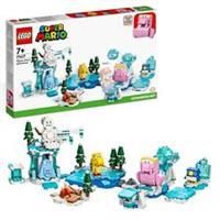 LEGO 71417 Super Mario Fliprus Snow Adventure Expansion Set, Toy for Kids to Combine with Starter Course, with Freezie and Baby Penguin Figures