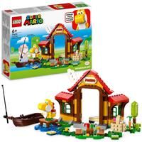 LEGO 71422 Super Mario Picnic at Mario/'s House Expansion Set, Buildable Toy with Yellow Yoshi Figure, Gift Idea for Kids, Boys, Girls Aged 6 Plus, Combine with Starter Course