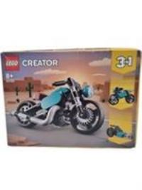 LEGO 31135 Creator 3 in 1 Vintage Motorcycle Set, Classic Motorbike Toy to Street Bike to Dragster Car, Vehicle Building Toys for Kids, Boys and Girls