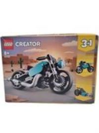 LEGO 31135 Creator 3 in 1 Vintage Motorcycle Set, Classic Motorbike Toy to Street Bike to Dragster Car, Vehicle Building Toys for Kids, Boys and Girls