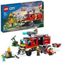 LEGO City 60374 Fire Command Unit, Truck Toy with Firefighter Minifigures, 7+