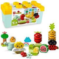 LEGO 10984 DUPLO My First Organic Garden Brick Box, Stacking Toys for Babies and Toddlers 1.5+ Years Old, Learning Toy with Ladybird, Bumblebee, Fruit & Veg