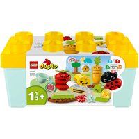 LEGO 10984 DUPLO My First Organic Garden Brick Box, Stacking Toys for Babies and Toddlers 1.5+ Years Old, Learning Toy with Ladybird, Bumblebee, Fruit & Veg