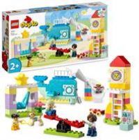 LEGO 10991 DUPLO Dream Playground Set, Building Toy for Kids 2 Plus Year Old with Whale and Rocket Builds, Help Toddlers Learn Letters, Numbers and Colours with Bricks