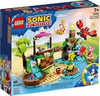 LEGO 76992 Sonic the Hedgehog Amy/'s Animal Rescue Island Playset, Buildable Toy with 6 Characters including Amy & Tails Figures, Gifts for Kids, Boys & Girls 7 Plus Years Old