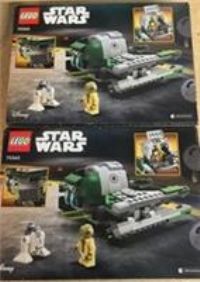 LEGO Star Wars Yoda's Jedi Starfighter 75360 NO MINIFIGURE'S - IN HAND