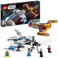 LEGO 75364 Star Wars New Republic E-Wing vs. Shin Hati’s Starfighter, Ahsoka Series Set with 2 Toy Vehicles, Droid Figure, 4 Minifigures and 2 Lightsabers