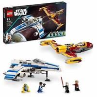 LEGO 75364 Star Wars New Republic E-Wing vs. Shin Hati’s Starfighter, Ahsoka Series Set with 2 Toy Vehicles, Droid Figure, 4 Minifigures and 2 Lightsabers