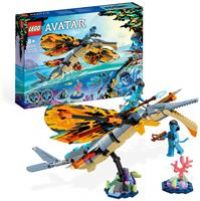 LEGO 75576 Avatar Skimwing Adventure, Collectible The Way of Water Set with Toy Animal for Boys & Girls, Pandora Coral Reef Scene, Jake Sully and Tonowari Minifigures